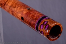 Honduran Rosewood Burl Native American Flute, Minor, Mid A-4, #K16E (6)